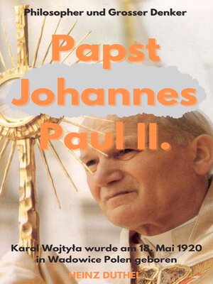 cover image of PAPST JOHANNES PAUL II.